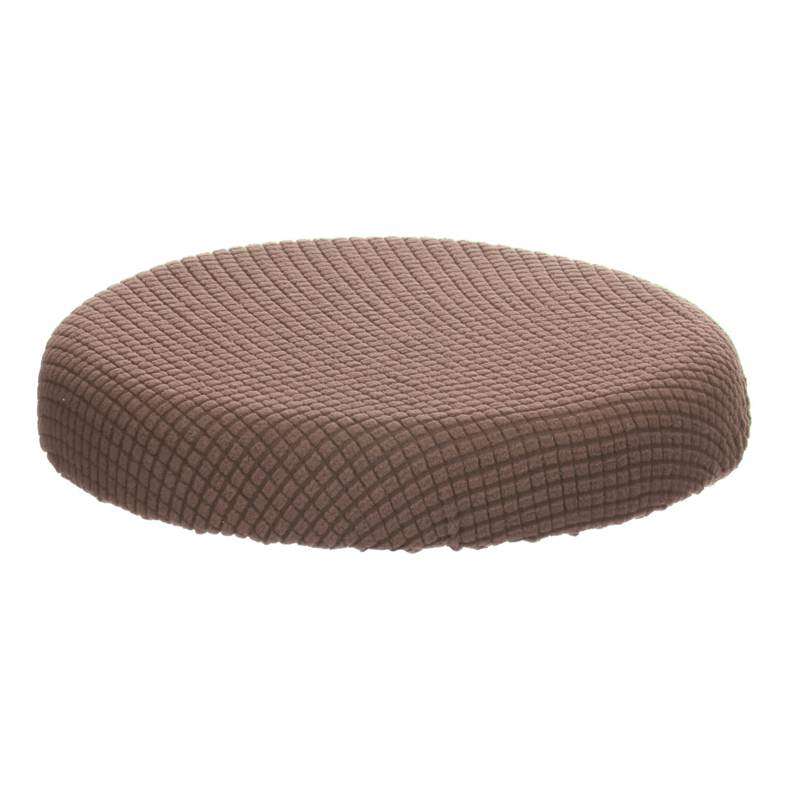 PATIKIL 11" Round Bar Stool Cover, Washable Elastic Stool Cover for Diameter 11"-13" Chair, Tan