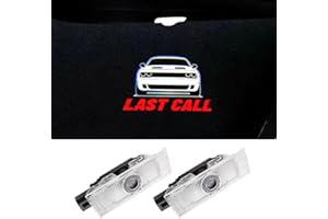 BUJINZETUI 2PCS Non-Fading Door Lights Logo Compatible for Challenger 2015-Present, LED Ghost Shadow Welcome Puddle Projection Light Lamps Accessories (Last Call)