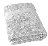 40x80 Inches Jumbo Size, Thick and Large 650 GSM Bath Sheet 100-Percent Genuine Cotton, Luxury Hotel & Spa Quality, Absorbent and Soft Decorative Kitchen and Bathroom Turkish Towels, Snow White