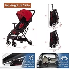 COOL KIDS Portable Stroller with Automatic
