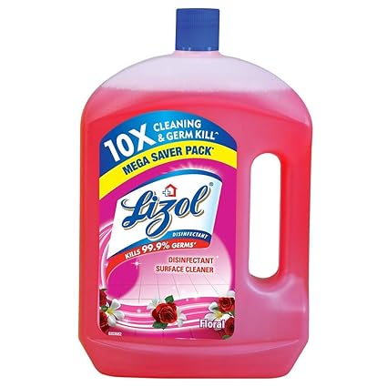 Lizol Disinfectant Floor Cleaner Floral, 2 L