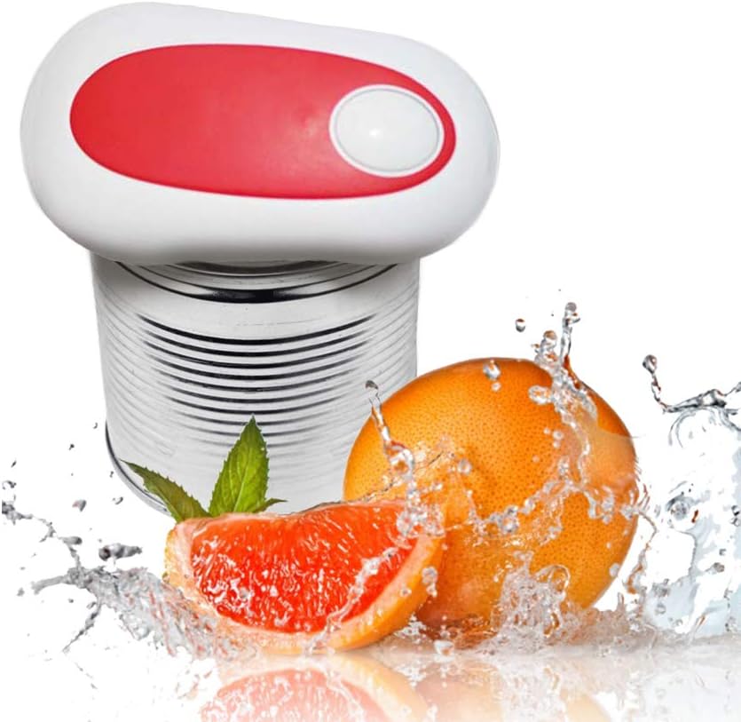 PROTAURI Kitchen Electric Can Opener - Safety Automatic One Tin Touch Can Opener Hands Free for Restaurant Home(Red)