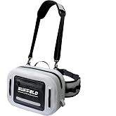 Waterproof Submersible Fanny Pack,Large Fly Fishing Waist Pack 8.9L Submersible lumbar pack with Airtight Zipper,Grey