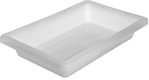 Carlisle 1063002 Polyethylene Food Box Storage Container, White