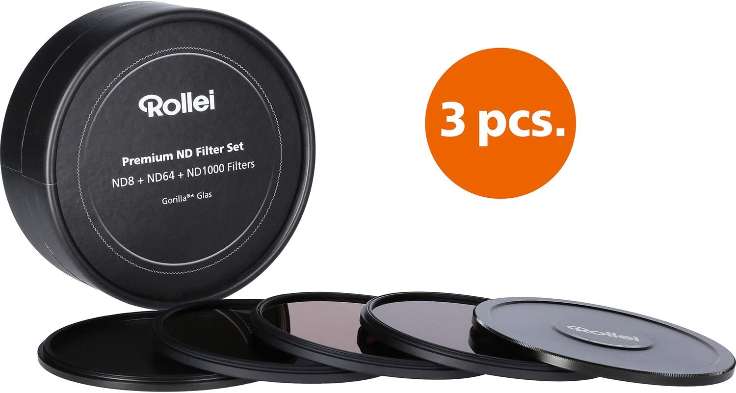 Rollei Premium lens grey filter set consisting of: 1x ND 8