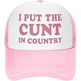 Funny Trucker Hats for Women Pink Hot Pink Men Funny Gag Baseball Hat for Girls Humor Gift Men