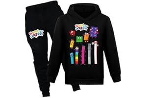 Boys' Tracksuit Sets Kids Number Clothes Hoodies Sweatshirt and Sweatpants 2 Piece Casual Outfits 3~12 Years