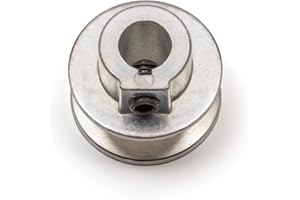 T TERRE Terre Products, Heavy Duty 1.5" V-Groove Drive Pulley, Precision 1/2" Bore, Robust Z3A Zinc Alloy Die Cast Pulley