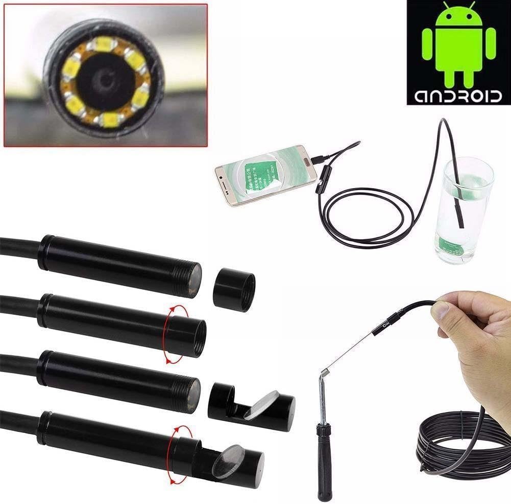 Endoscope Camera, Youzel Borescope Waterproof Inspection Camera for Laptops and Micro USB OTG Compatible With Android Smartphones Samsung S4 S5 S6 S7 Note 4 5 HTC M7 M8 M9