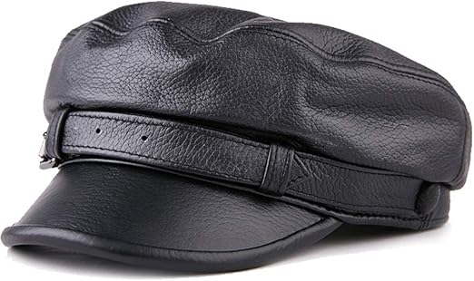 mens black newsboy cap