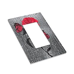 Valentine'S Day Red Rose 1 Gang Single Rocker Art