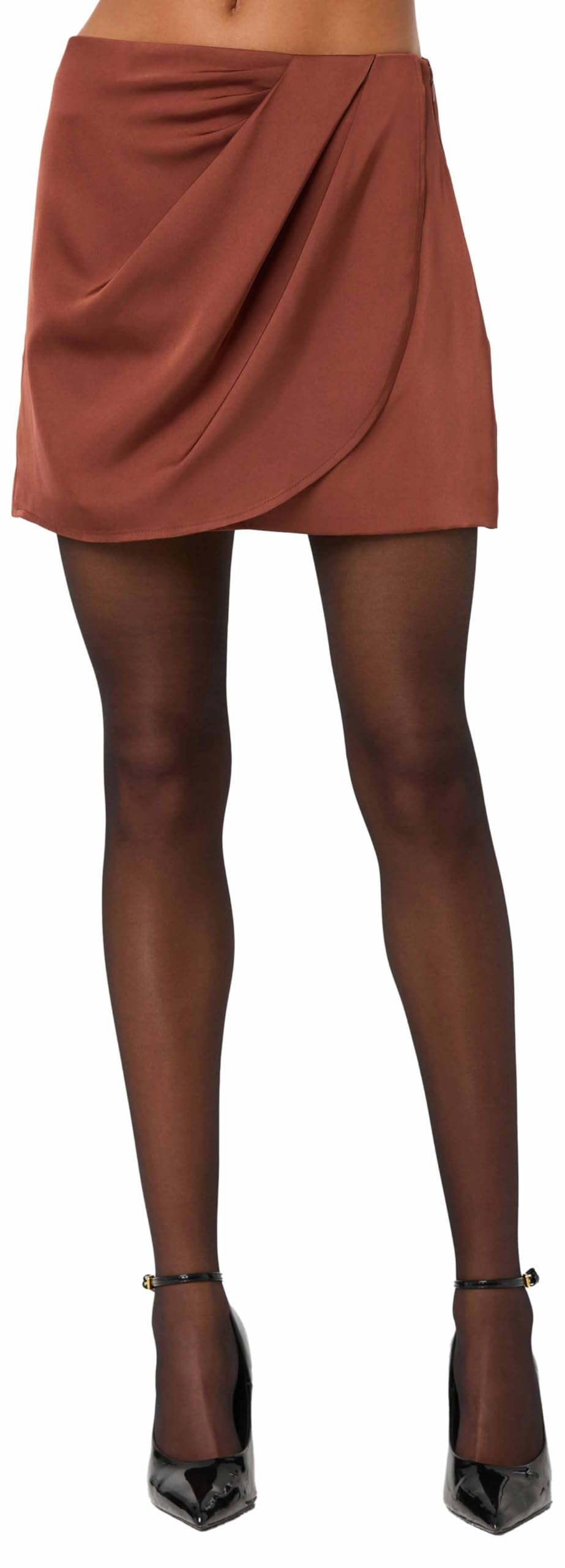 Photo 1 of ASTR The Label Women's Catrina Skirt, Rust Brown, S