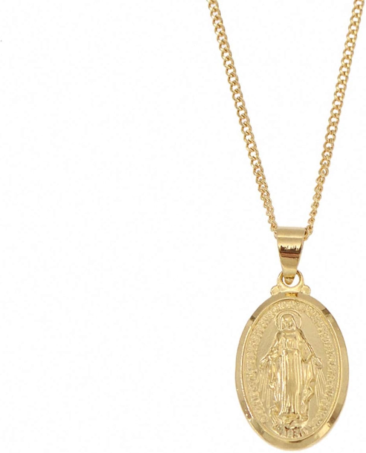 Virgin Mary Medallion Jewelry Jewelry Findings Necklace Pendant