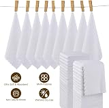 Orighty Ultra Soft Washcloths 48 Pack 12x12 Microfiber White Premium view 5