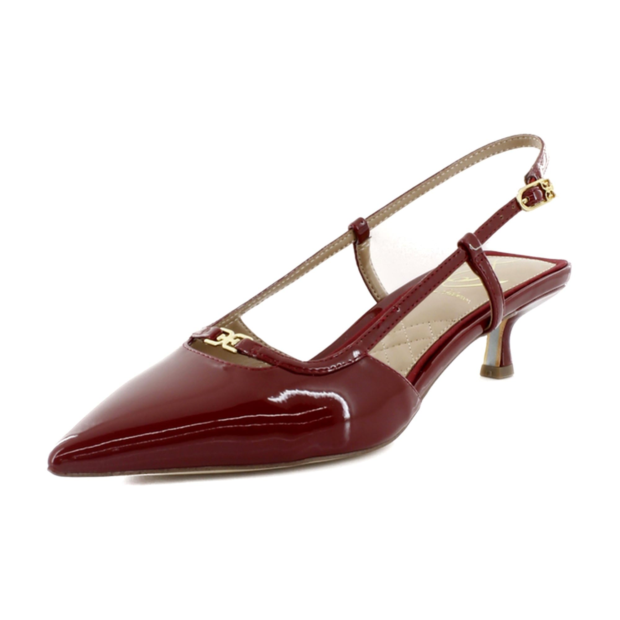 Sam Edelman Women’s Toni Pump Deep Scarlet 6.5 Medium