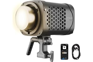amaran Halo 600x LED Studio Light, 610W Bi-Color COB Compact All-in-one Design APP Control,2,700K - 6,500K Bowens Mount Light