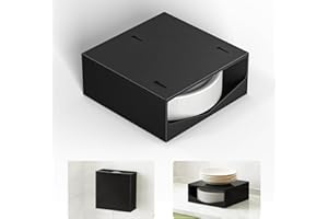 NAMTSO 8.62 Inch 8.5 Inch Paper Plate Dispenser Under Cabinet Organizer, Paper Plate Holders Wall Mounted, Kitchen Countertop