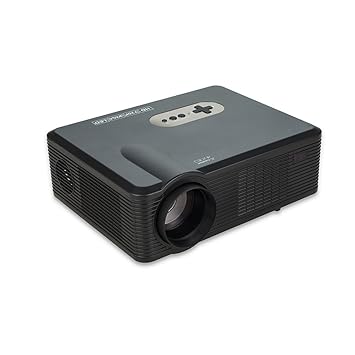 Proyector, proyector LCD 1080P de 200 Pulgadas Compatible con 2 ...