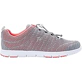 Propét Women's TravelWalker Evo Sneaker, Coral/Grey, 6 N US