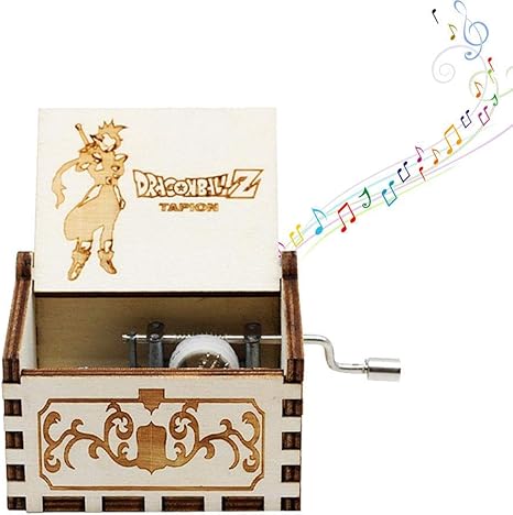 Mini caja de música de manivela para mujer, diseño de piratas del Caribe – Caja de música