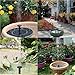 Gocheer Solar Fountain, 9V 1.8W Water Pump for Fountain, Pond Pump Solar Garden Fountain Pond Fountain with Lighting Exterior for DIY Garden, Fountain, Mini Pond