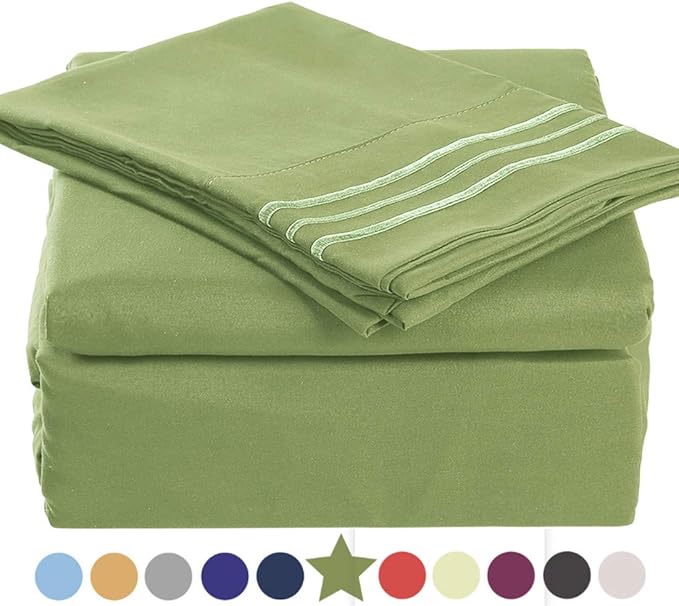 Super Soft Queen Size Bed Sheet Set Made Of 1800 Thread Count 100