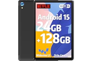 HiGrace Tablet 10 inch, Android 15 Tablets with 24GB RAM 128GB ROM (1TB Expandable), Octa Core Processor, 1280x800 HD IPS Dis