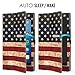 MoKo Case for All-New Amazon Fire HD 8 Tablet (7th/8th Generation, 2017/2018 Release) - Slim Folding Stand Cover for Fire HD 8, US Flag (with Auto Wake/Sleep)