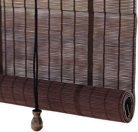 Amazon すだれ ロールスクリーン 和風竹製ローラーシェード 遮光ブラインド ホテルのティールームのドア 幅70cm 85cm 100cm 125cm 150cm サイズ さいず W 150 H 210cm ロールスクリーン オンライン通販