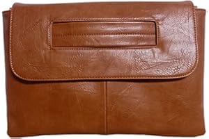 NIGEDU Women Handbags PU Leather Female Clutch Handbag Messenger Bag Large Solid High Capacity