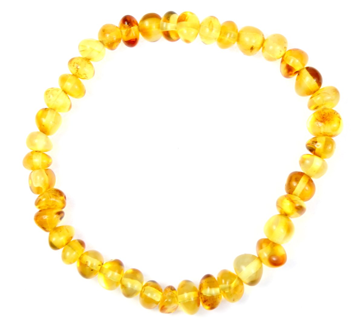Premium Quality Natural Baltic Amber Baroque Bracelet by SilverAmber Jewellery UK - 100% Eco-Friendly Packaging - Money Back Guarantee - Adult - Cognac