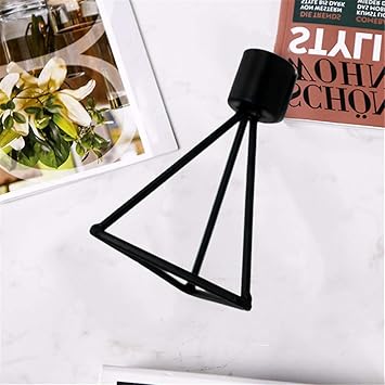 Fiedfikt Ijzer Retro Metalen Kandelaar Driehoek Kaars Stand Kaars Lantaarn Party Ornament Houder Voor Bruiloft Kerstmis Home Decoratie Amazon Nl