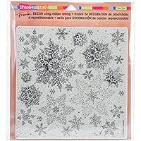 STAMPENDOUS Decor Cling Stamp Snowflakes