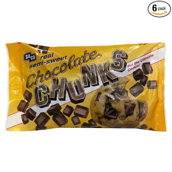Saco semi-sweet chocolate chunks (041756660124)