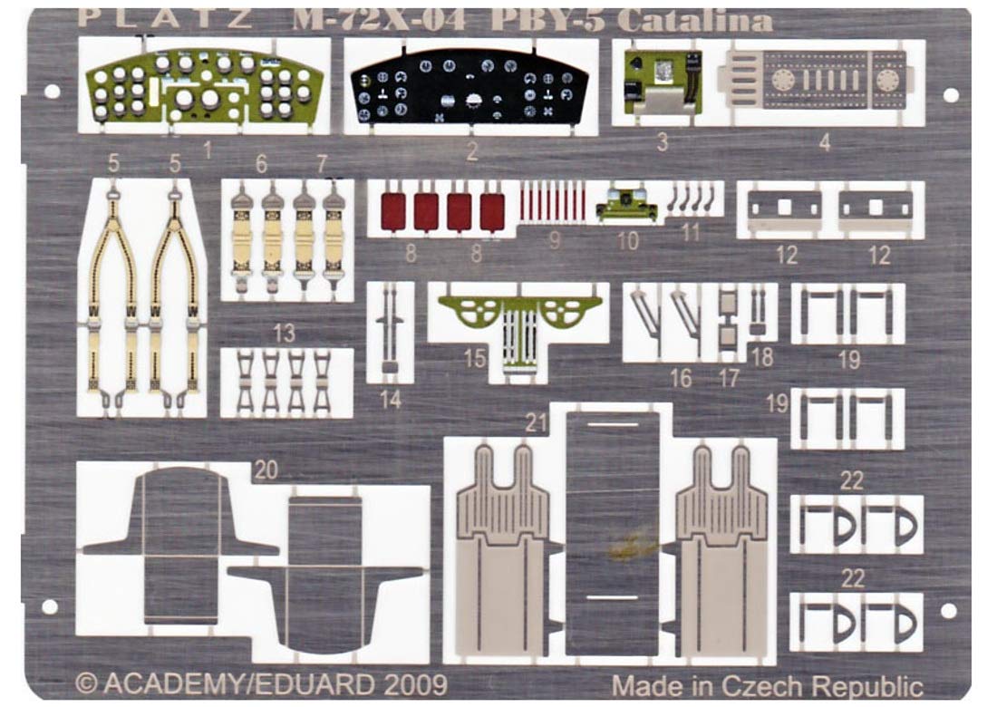[M72X-04] 1/72 PBY-5 Catalina for Detail up Etched Parts (japan import) by Platts