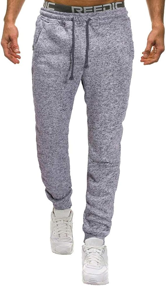 Amazon メンズパンツ Racazingメンズカジュアルソリッドオーバーオールポケットスポーツワークズボンロングパンツカラーガーゼズボン ロングパンツ 通販