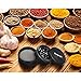 Herb Grinder Small Metal Grinder 4 Piece - Spice Mill with Pollen Catcher, Smooth to Grind Dry Herbs and Spices, 2 inch (50mm), Black