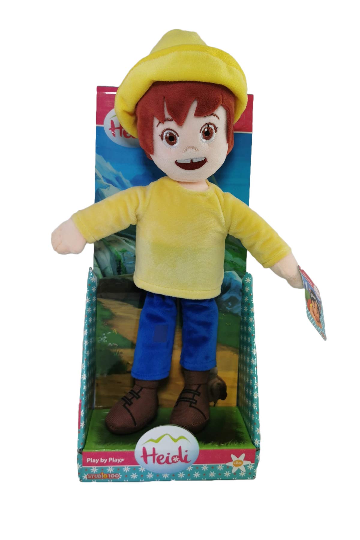 Heidi - Plush toy and friends 11,80"/30cm with Display - Quality super soft (Peter 35 cm)