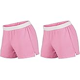 Soffe Women's Junior Authentic Cheer Short - Comfortable Cotton Blend, for Gym, Dance, Elastic Waistband, Soft Fabric