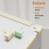 Fozobaiy Safety Edge Corner Guards Grey 2m Foam Bumpers 25mm Thick view 5