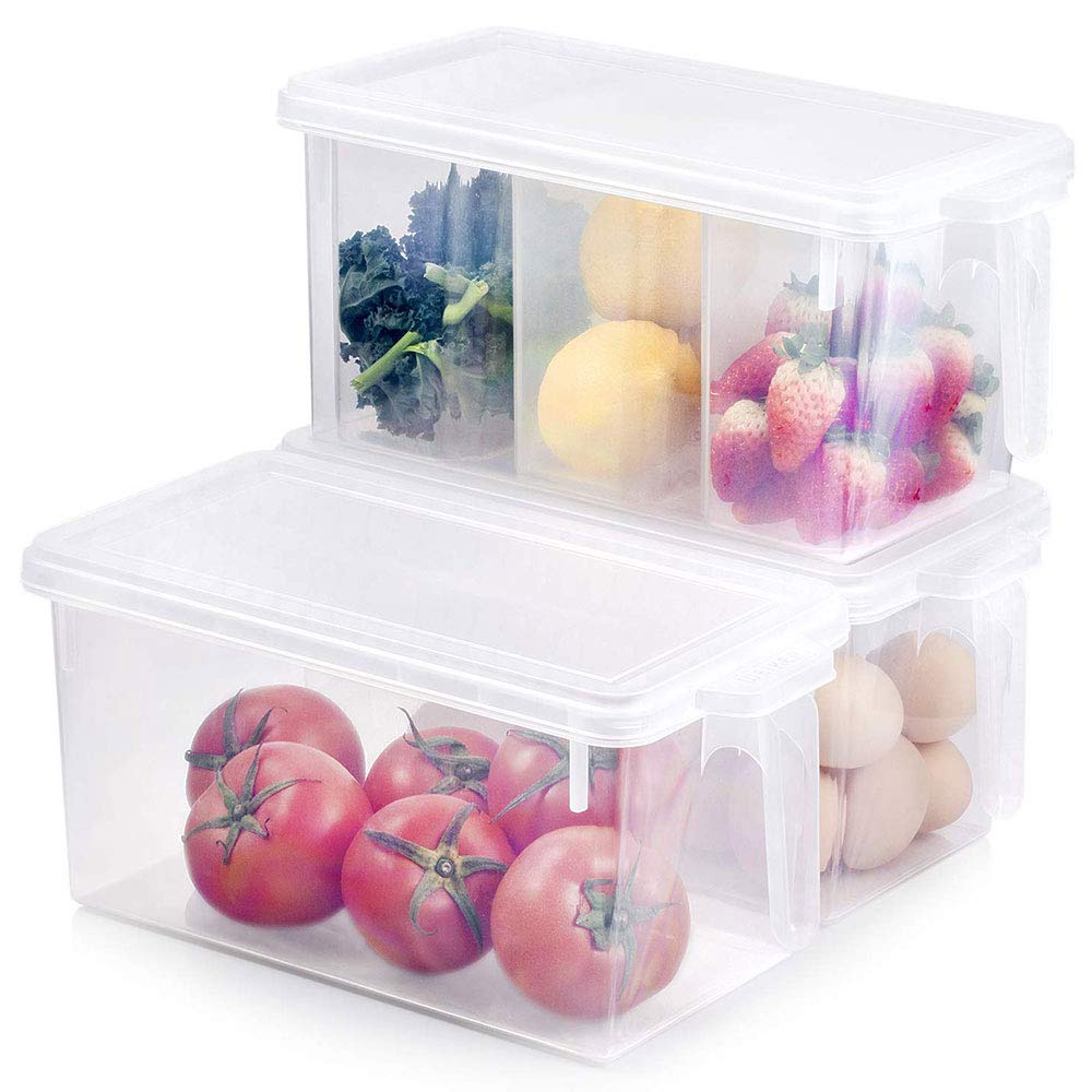 ZYZ Contenedor refrigerado de 4 Piezas, recipientes Reutilizables ...