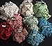 2 Yards, Rose Venise Lace Trim, Beautiful Rose with Mini Flowers, Turquoise, 5 Inch - AMORE FABRICS