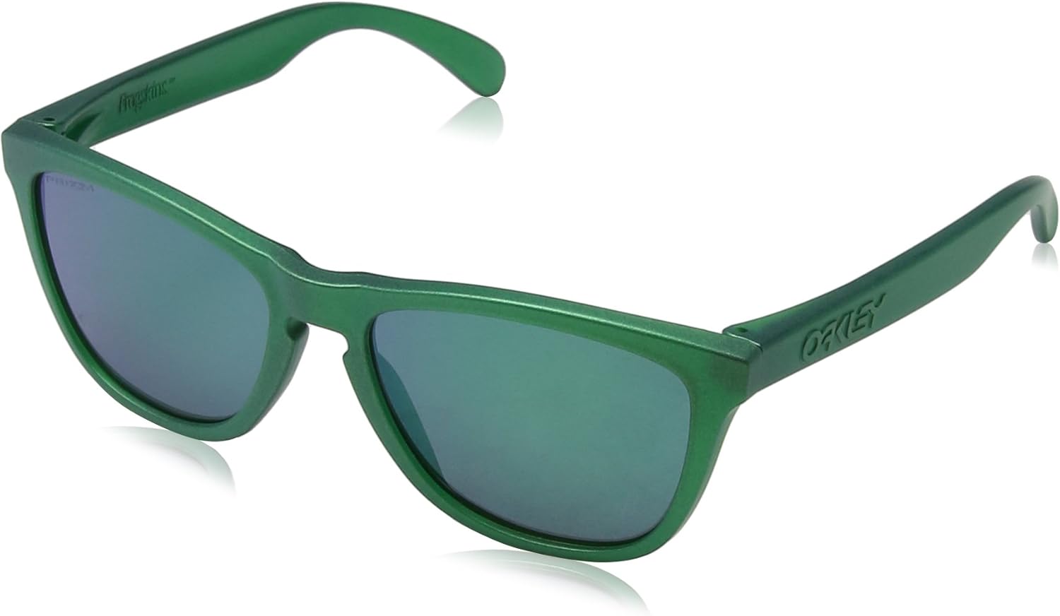 Oakley Man Sunglasses, Green Lenses Injected Frame, 55mm Shoes