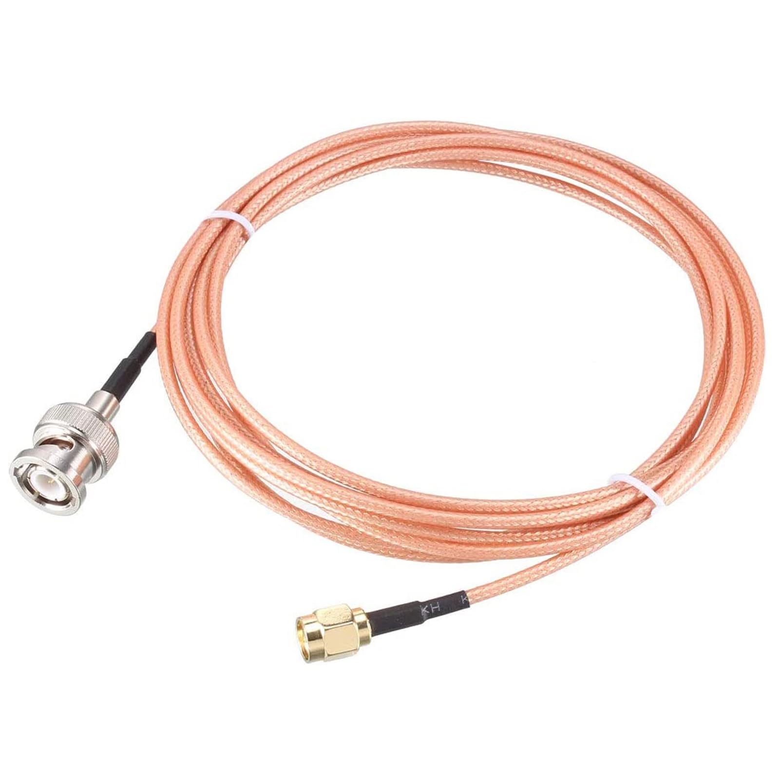 MACHSWON RG316 Coaxial Cable with BNC Male to SMA Male Connectors Low Loss Coax Cable 50 Ohm 10 Ft For CCTV,DVR,Camera,Video Signals