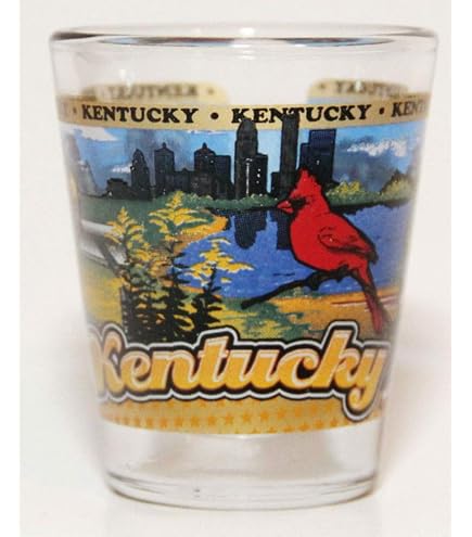 ARKANSAS STATE ELEMENTS MAP SHOT GLASS SHOTGLASS
