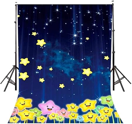Amazon Hd 7x10ftスター絵文字背景笑顔スター絵文字シンプルな写真の背景とスタジオ写真背景小道具lynan335 バックペーパー 背景布 通販