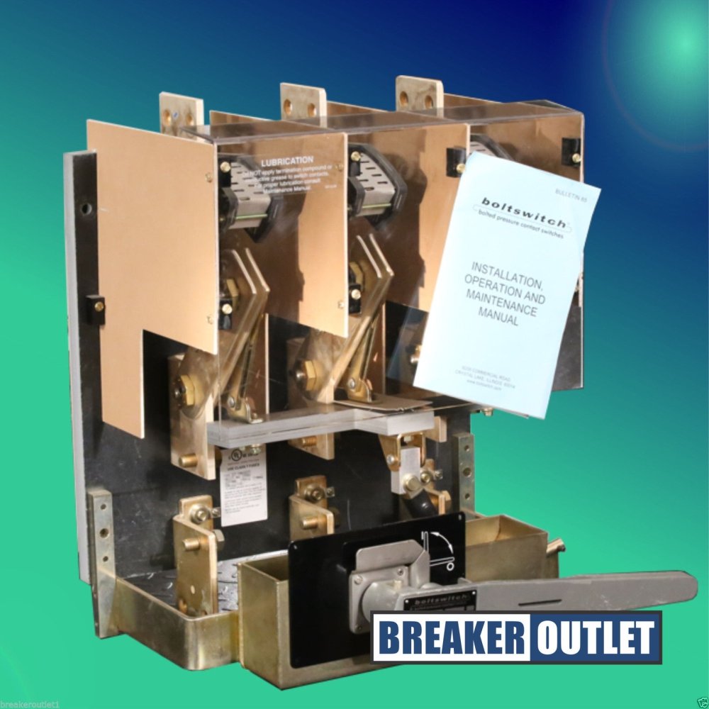 New Boltswitch T366WOL Bolted Pressure Contact Switch 600A 600V 200kA