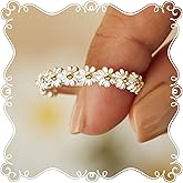 I Think About You Every Daisy Ring Tiny Dainty Simple Flower Ring 925 Sterling Silver Rings Stacking Rings for Women Casual Rings Delicate Everyday Ring Comfort Fit Bands Ring for Womens