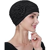 Alnorm Flower Design Chemo Hair Loss Caps Cancer Headwear for Women