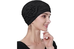 Alnorm Flower Design Chemo Hair Loss Caps Cancer Headwear for Women